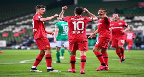 ليفركوزن يتأهل لنهائي كأس ألمانيا بفوز كبير على ساربروكن 